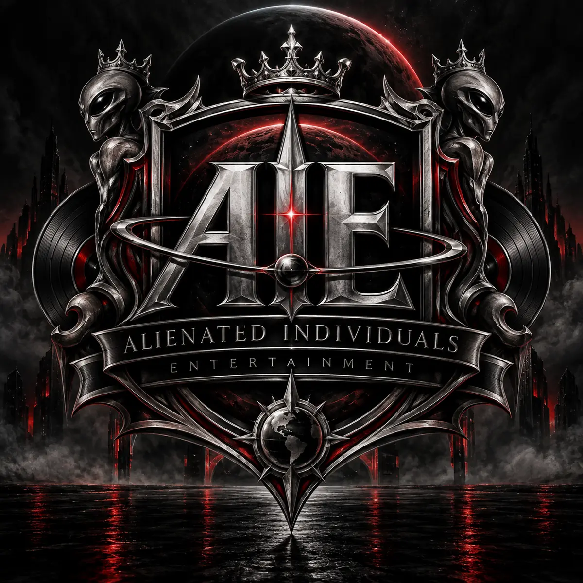 AIE label crest
